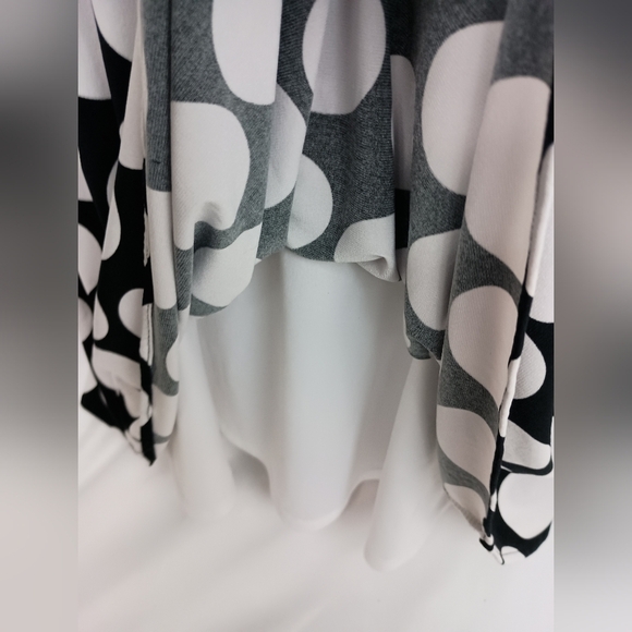 WHITE HOUSE BLACK MARKET V-Neck Polka‎ Dot Mini Fit n Flare Y2K Dress (#831) - Picture 4 of 8